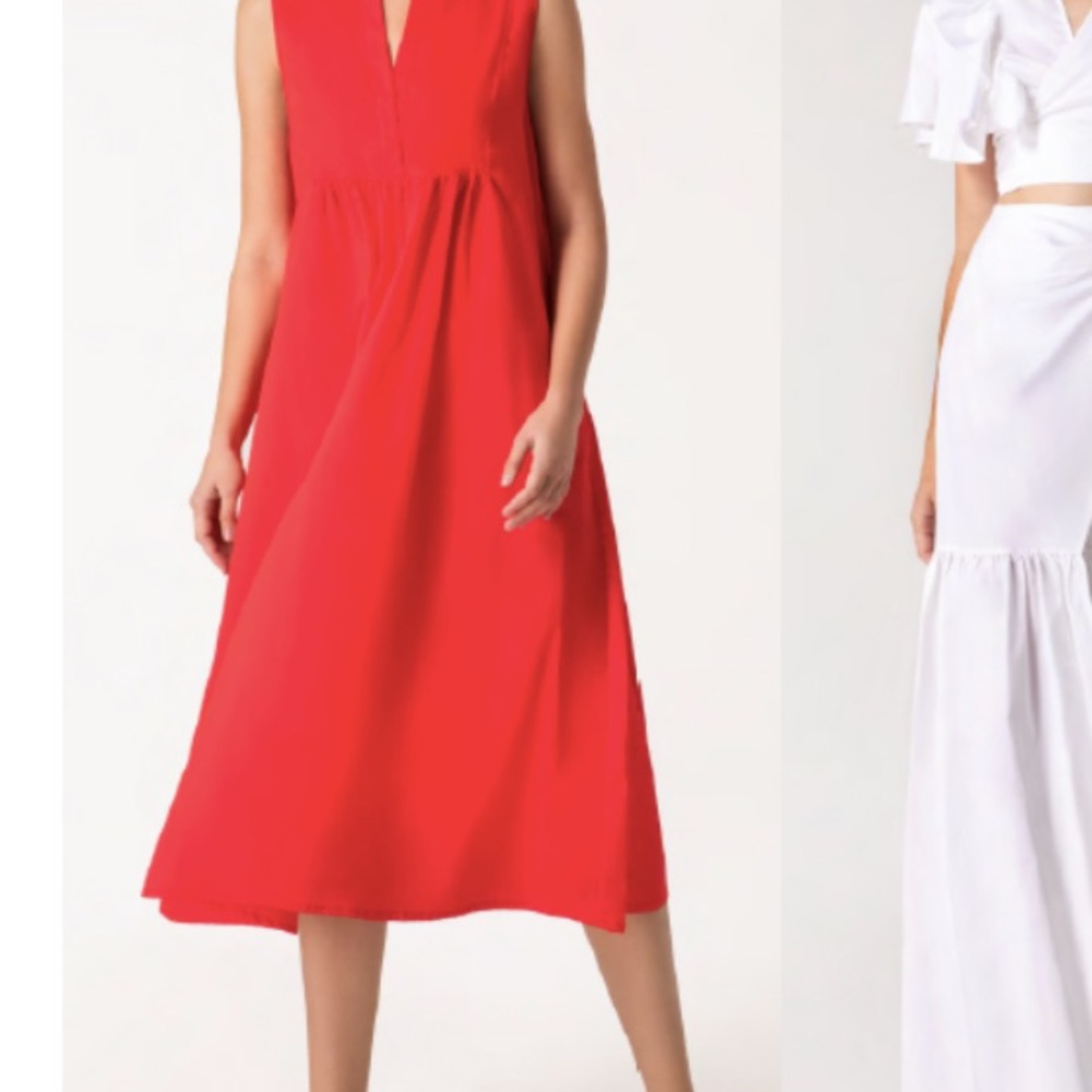 Beautiful Red Midi Dress